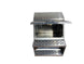 24" step box with lid open on white background