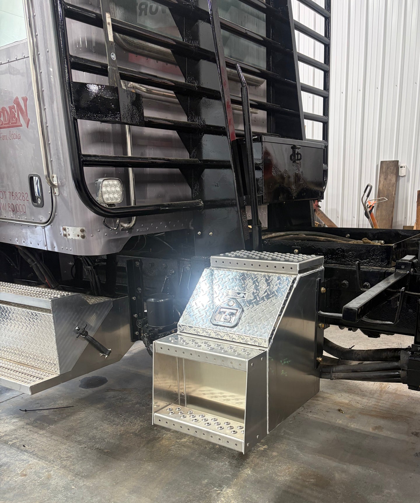 step box on a truck