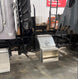 step box on a truck with black frame in a shop