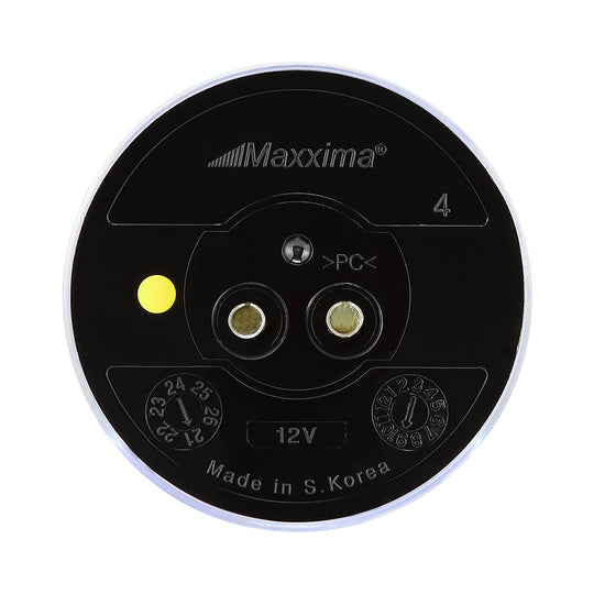 back of round light showing plug