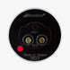 back of round light showing plug