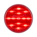 Red round Maxxima light on a white background