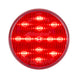 Red round Maxxima light on a white background