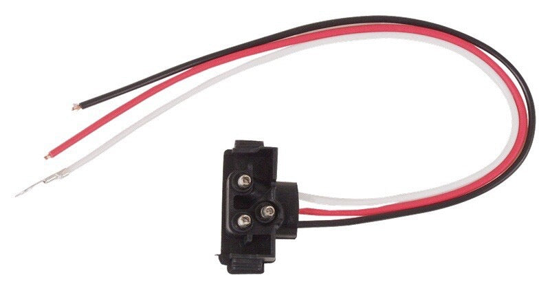 Wiring harness with black and red wires on a white background